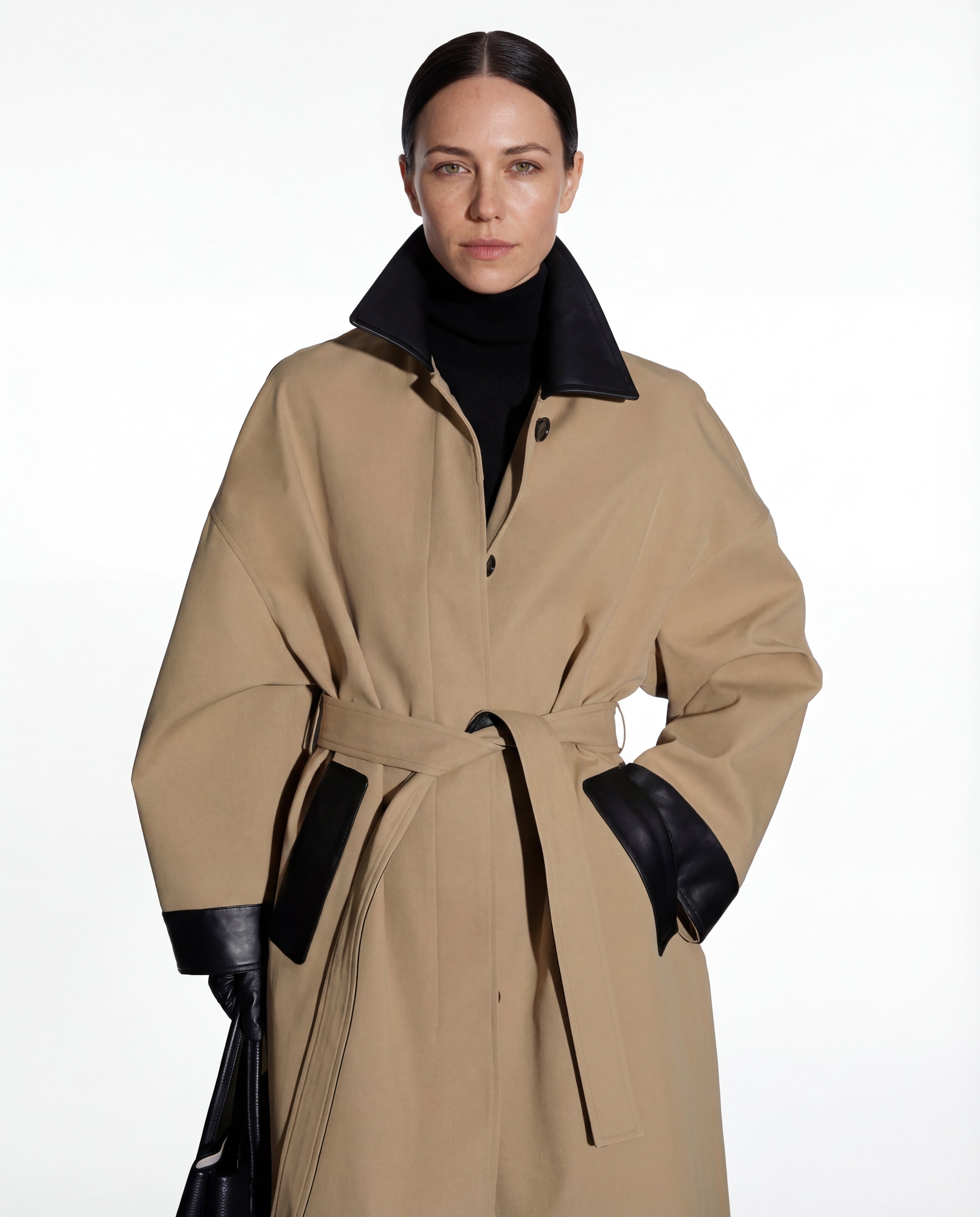 100% cotton trench coat
