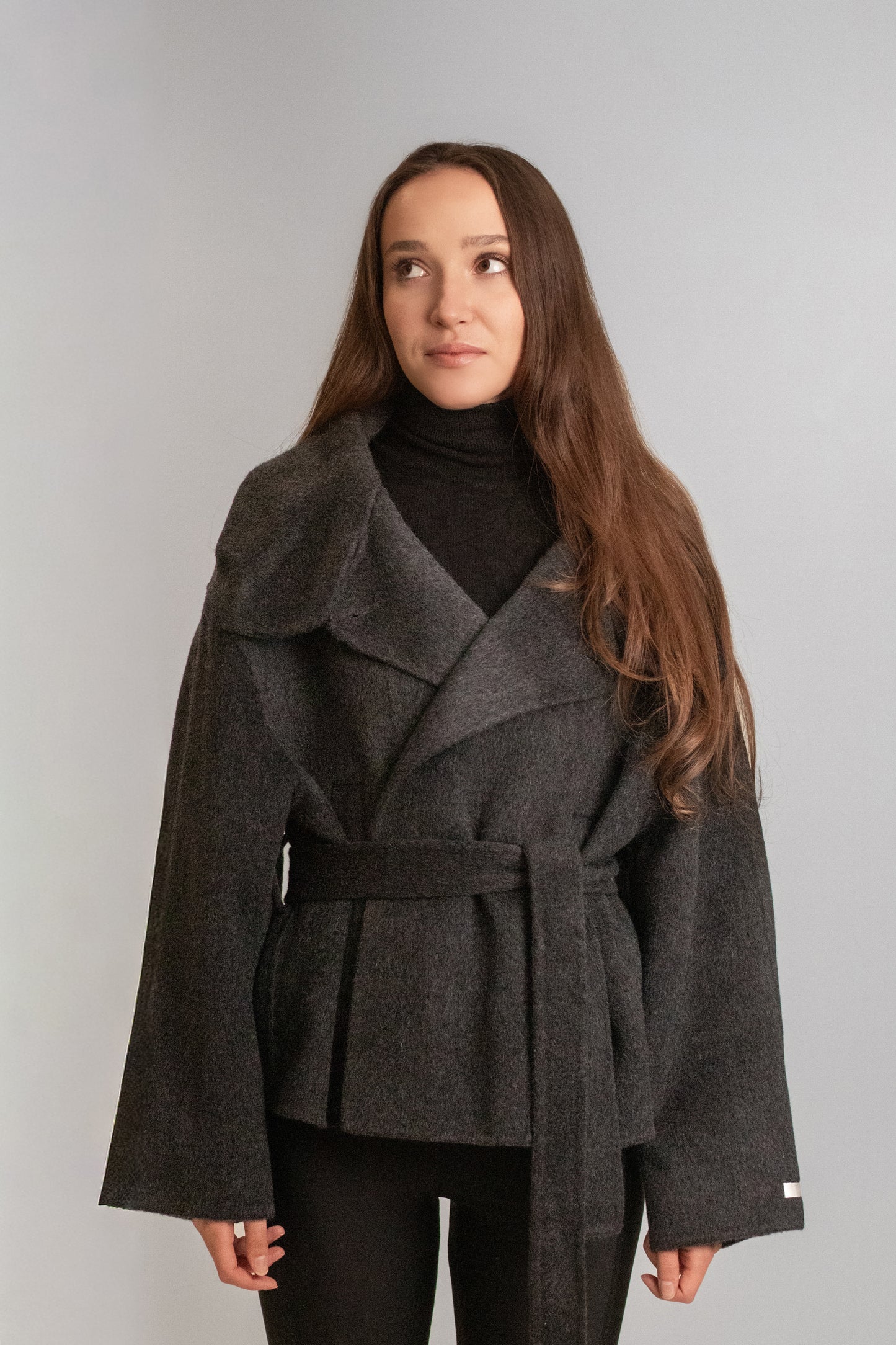 Wool short coat