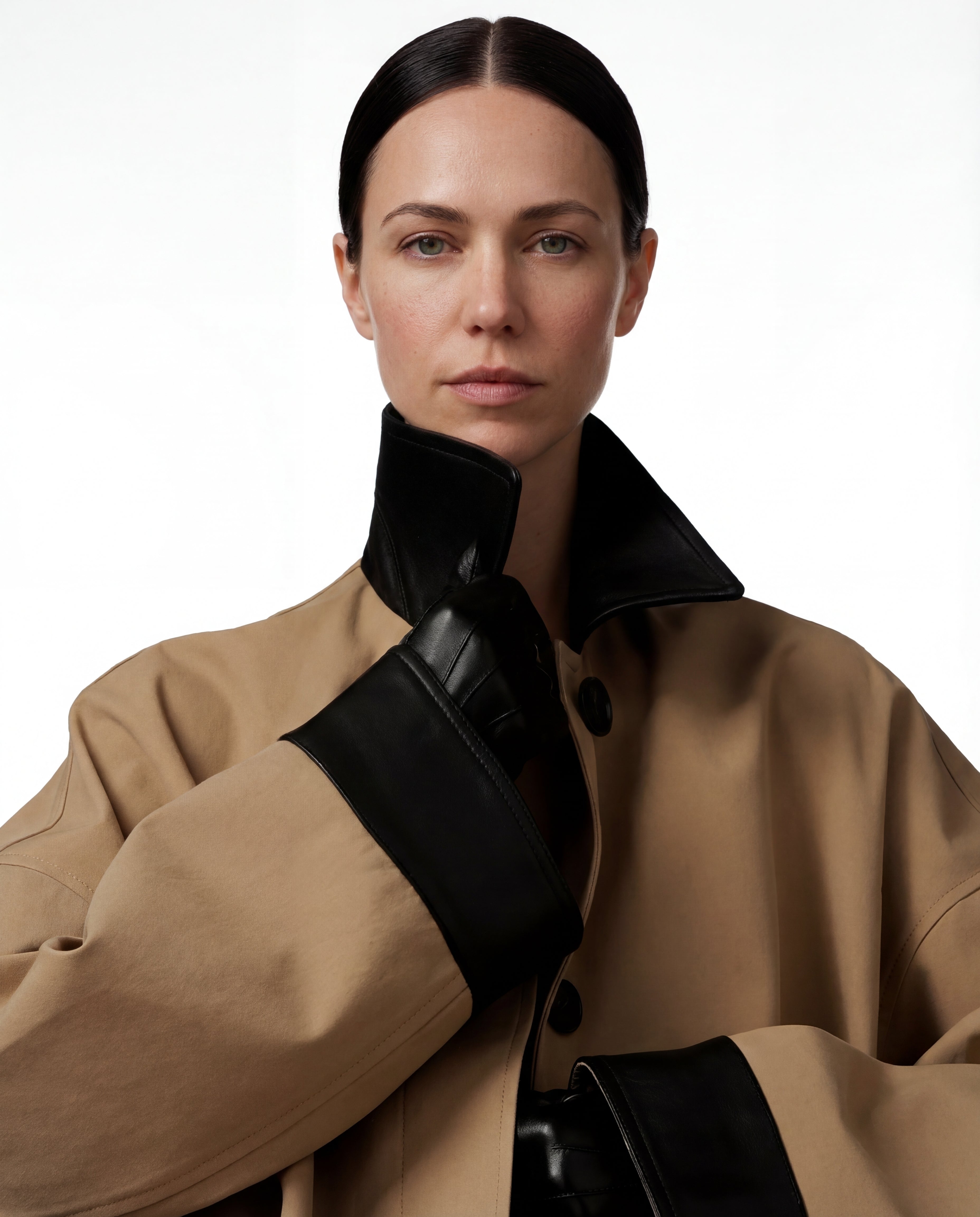 100% cotton trench coat