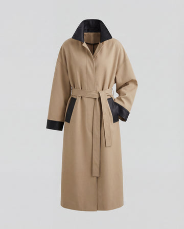 100% cotton trench coat