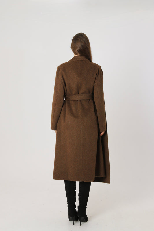 Chocolate Manhattan with scarf