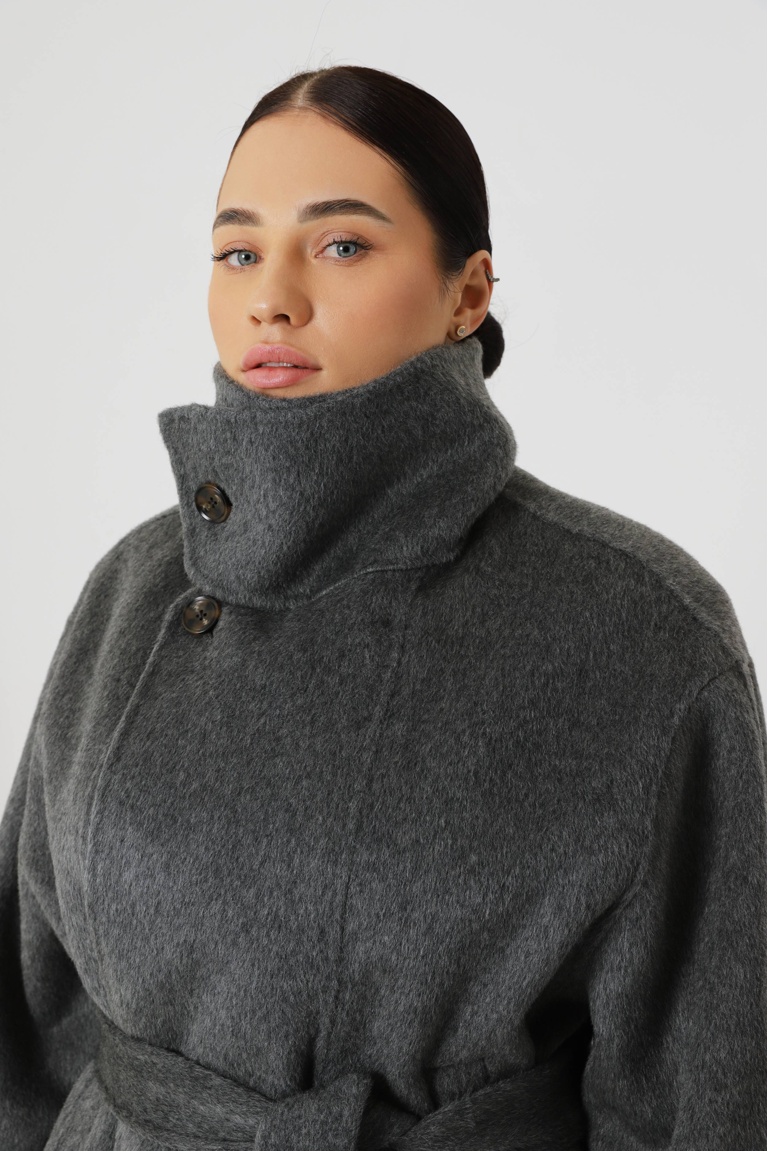 Large pure wool oversized coat