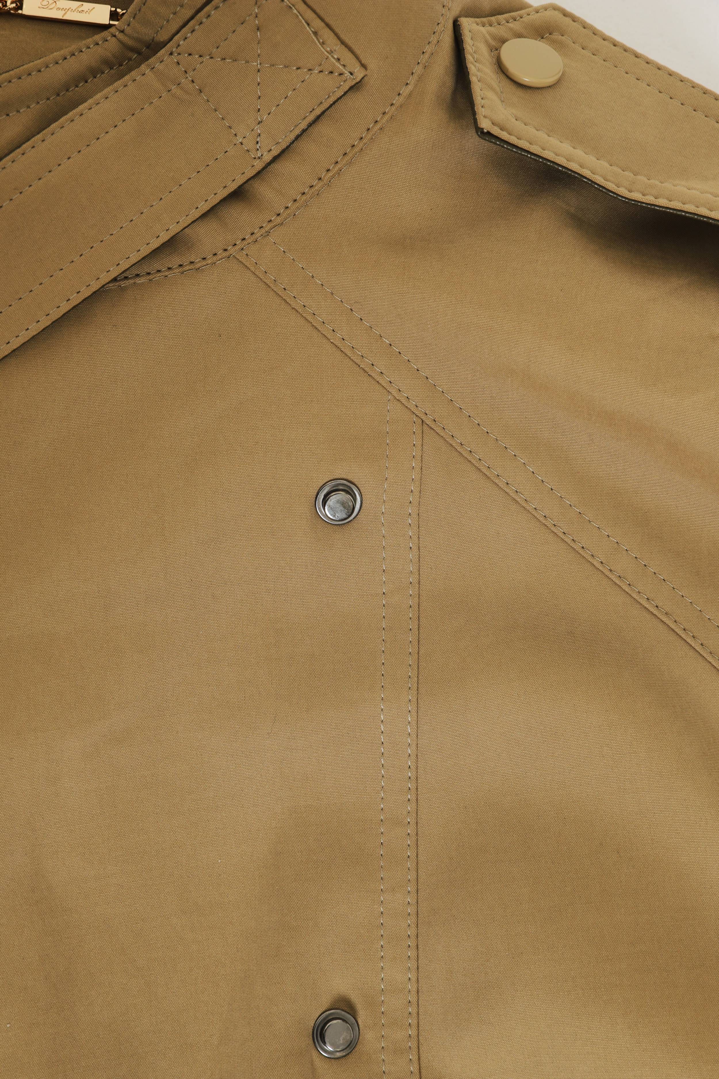 Trench coat with belt