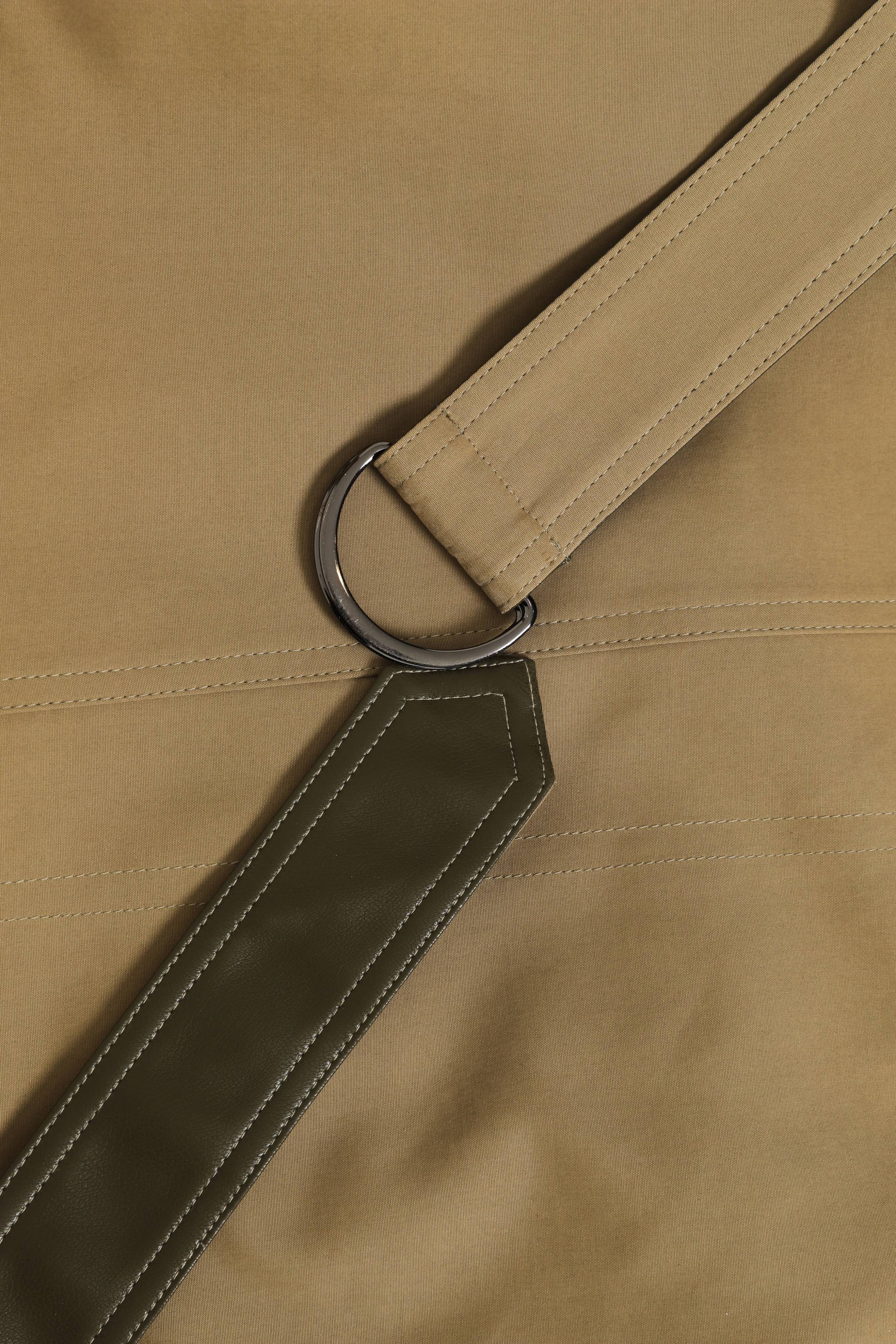 Trench coat with belt