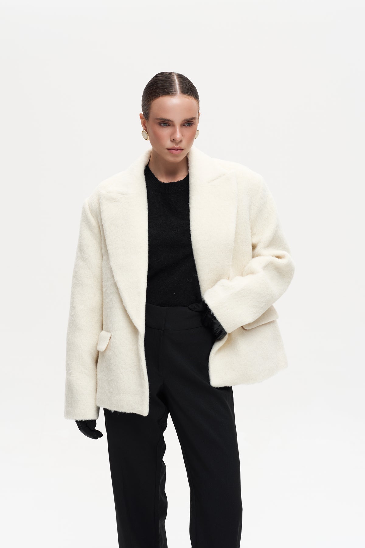 ALPACA MILK COAT - JACKET