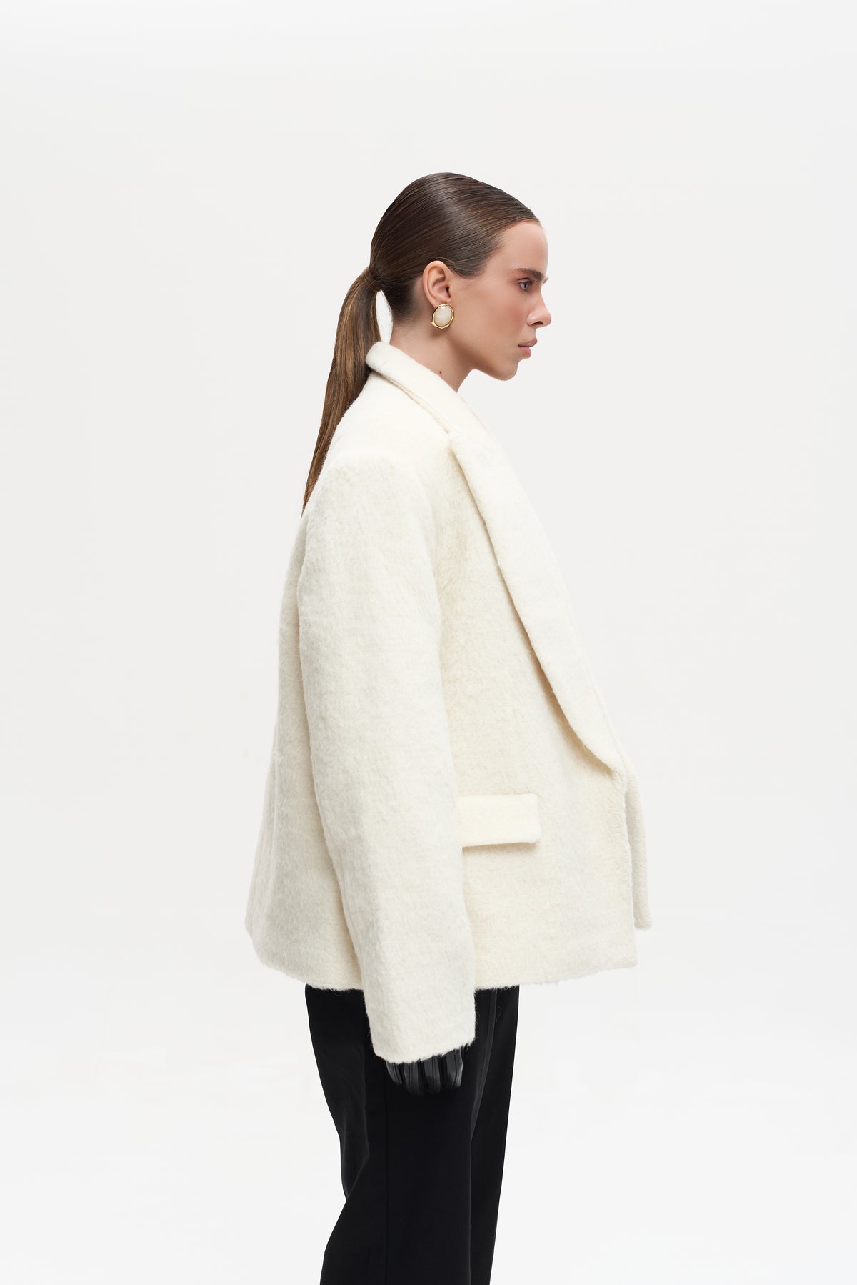 ALPACA MILK COAT - JACKET