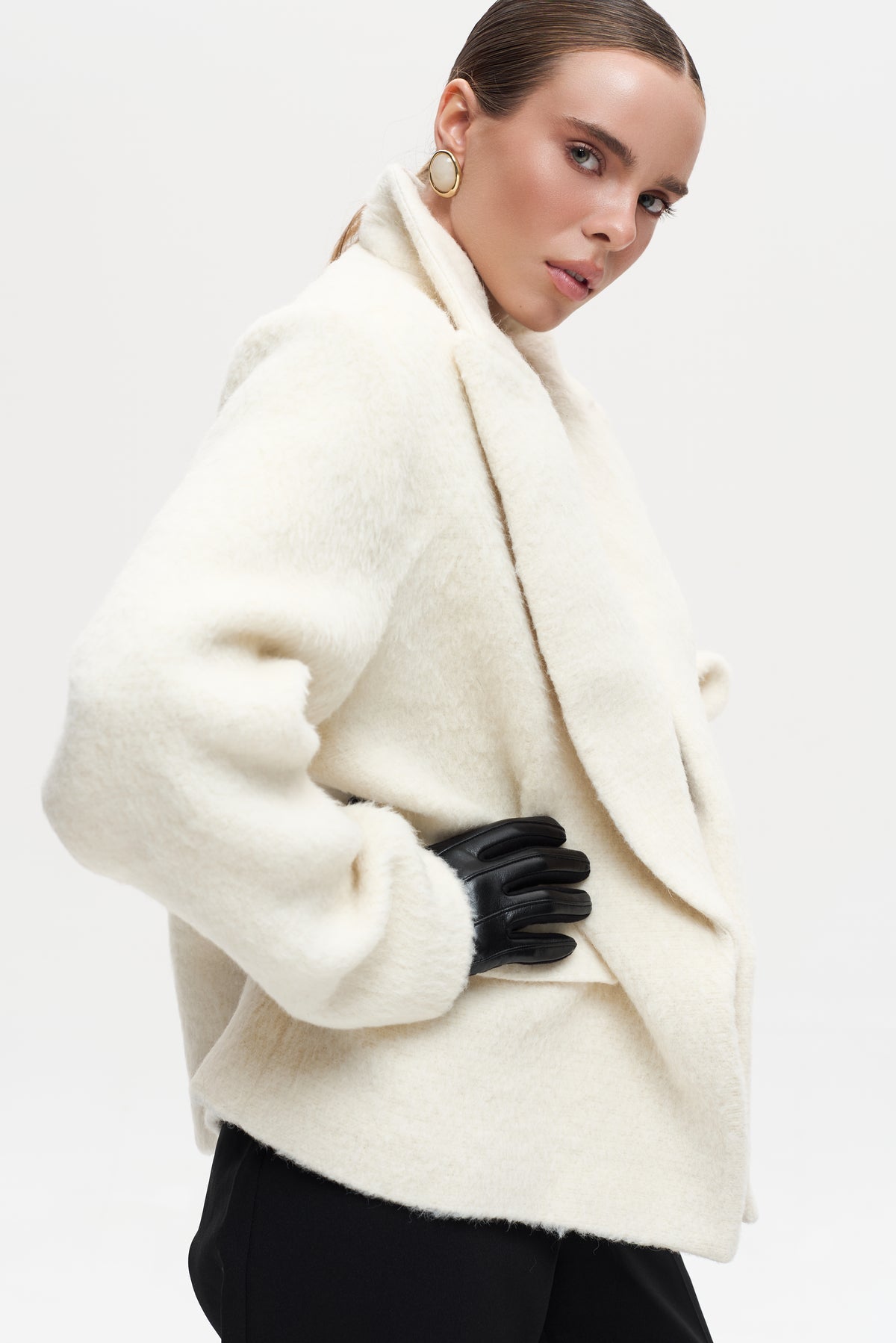 ALPACA MILK COAT - JACKET