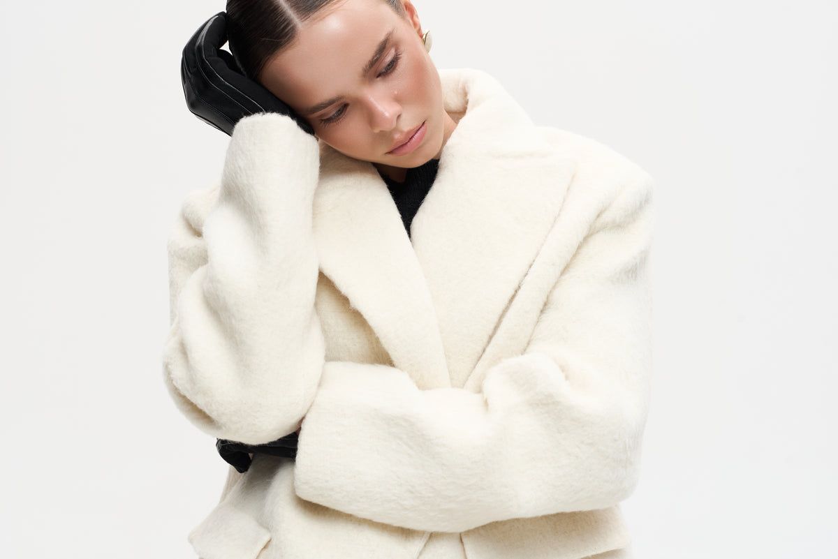 ALPACA MILK COAT - JACKET