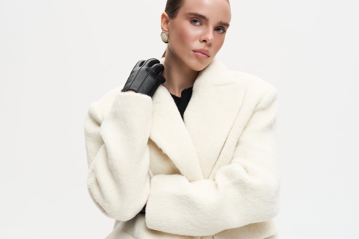 ALPACA MILK COAT - JACKET