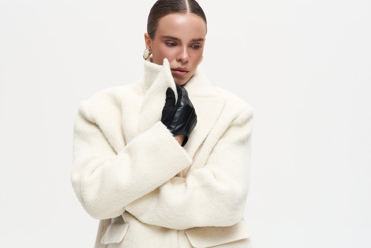 ALPACA MILK COAT - JACKET