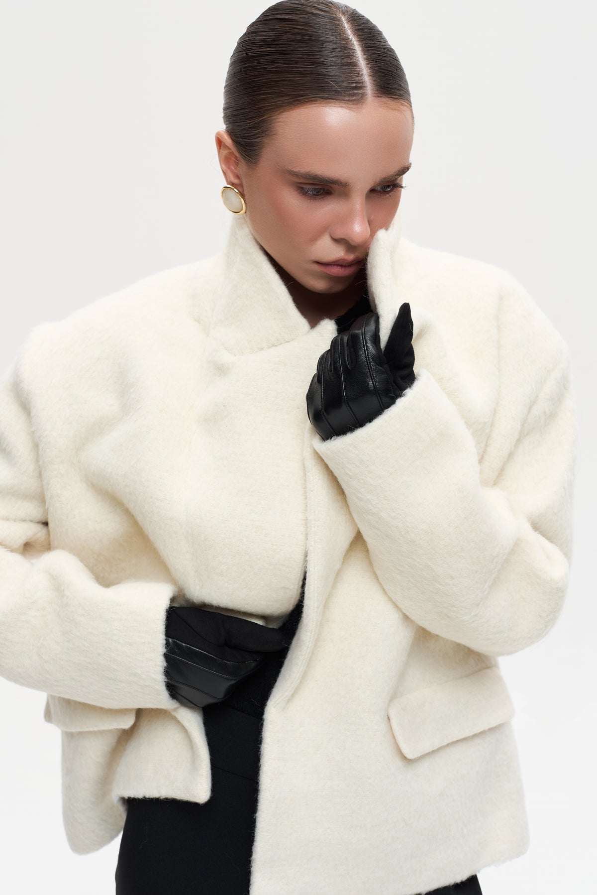 ALPACA MILK COAT - JACKET