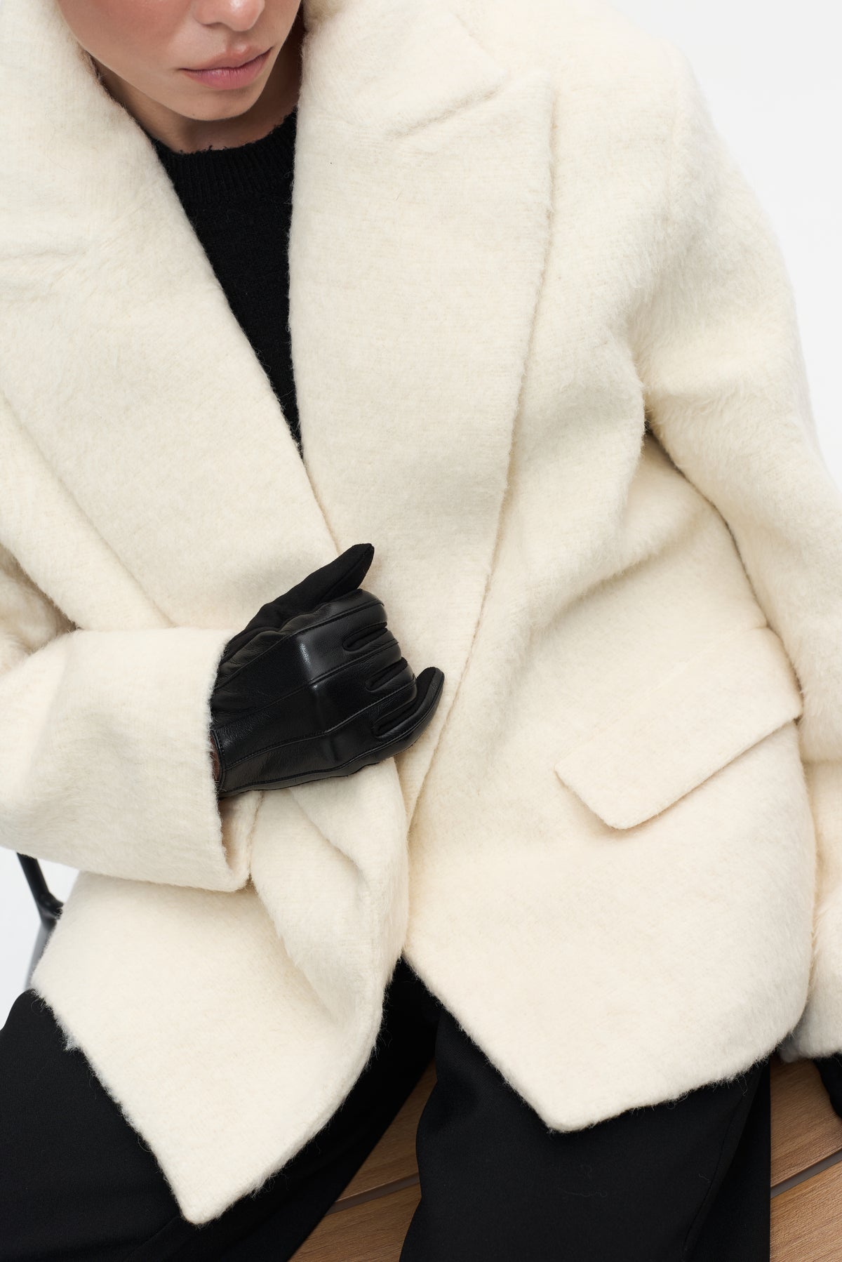 ALPACA MILK COAT - JACKET
